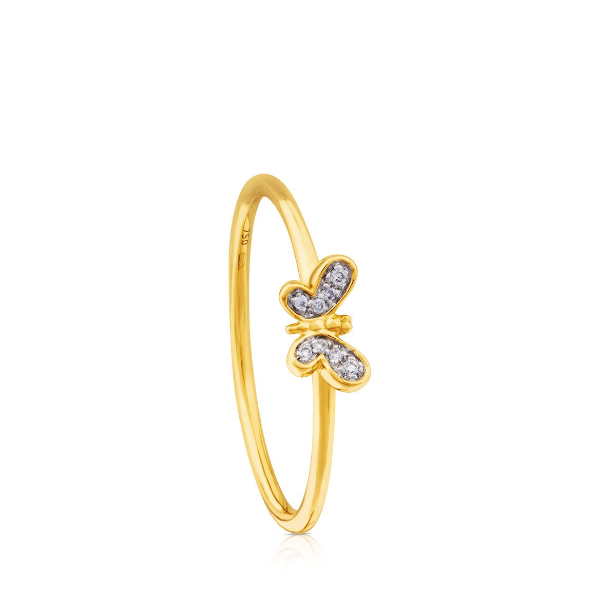 TOUS Bera Ring in Gold with Diamonds. Tous Site US